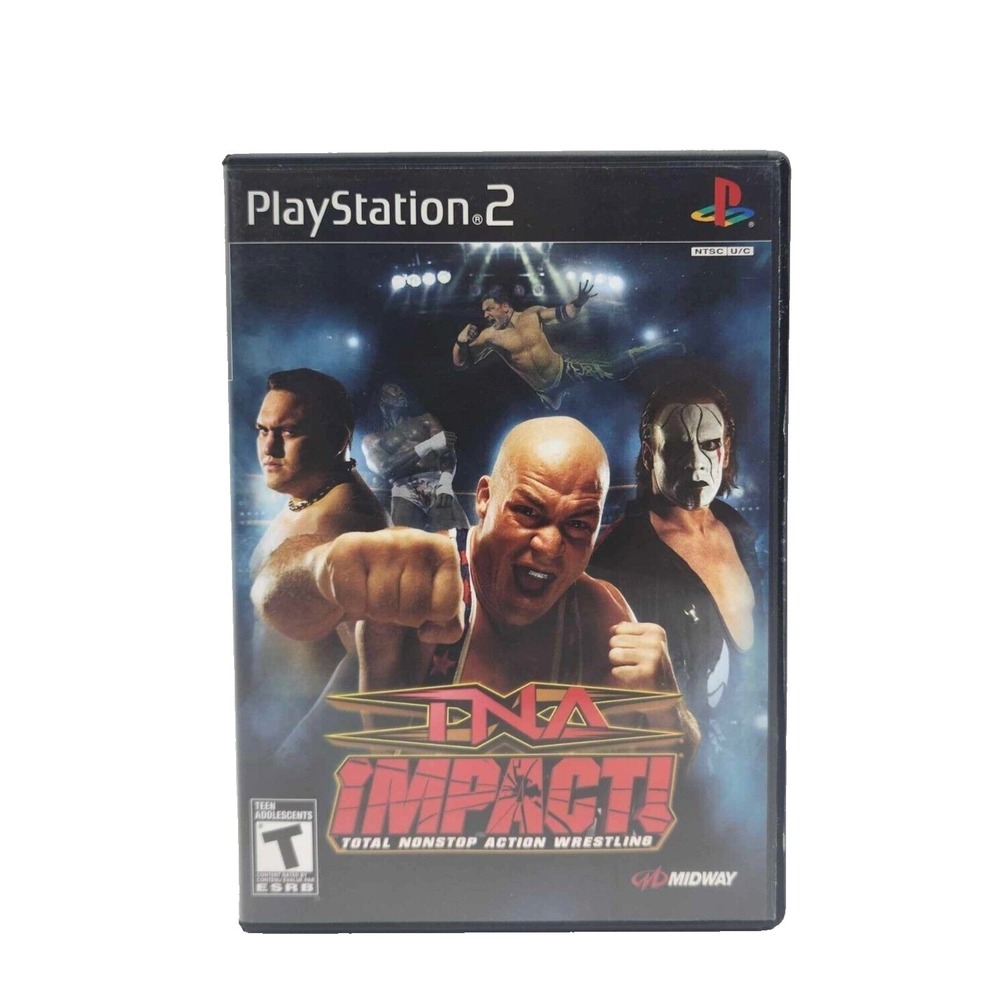 TNA Impact ( Sony PlayStation 2 PS2 ) No‎ Manual & Tested